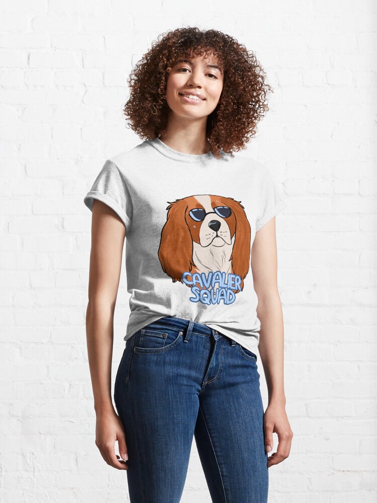 Alternate view of CAVALIER SQUAD (blenheim) Classic T-Shirt
