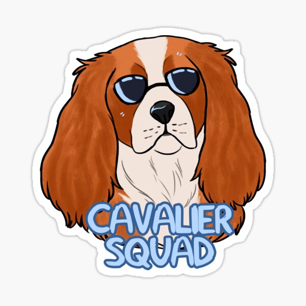 CAVALIER SQUAD (blenheim) Sticker