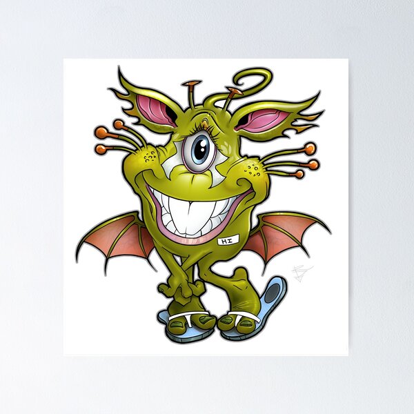 Item preview, Little monsta designed and sold by RDOWNART.