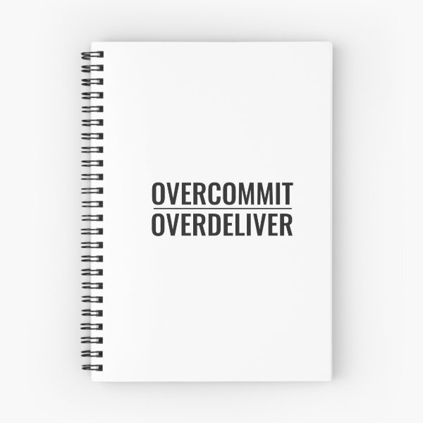 Item preview, Overcommit and Overdeliver designed and sold by NathanCLife.
