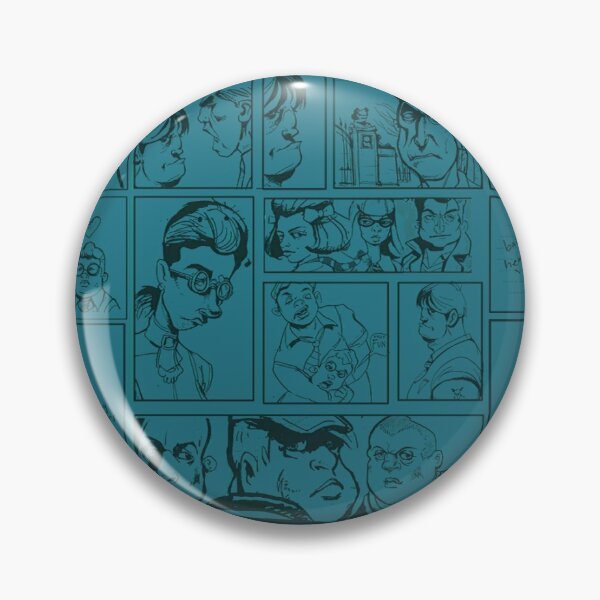 Item preview, Bully Blue Pattern Art designed and sold by everythingManga.