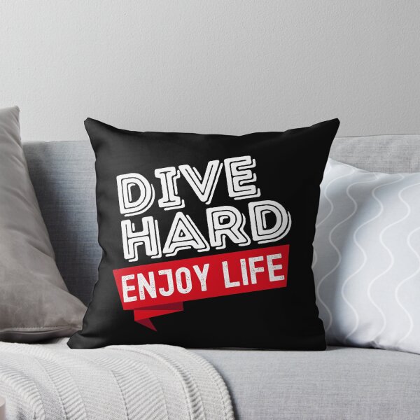 Item preview, Dive Hard Enjoy Life designed and sold by StudioAquaLumos.