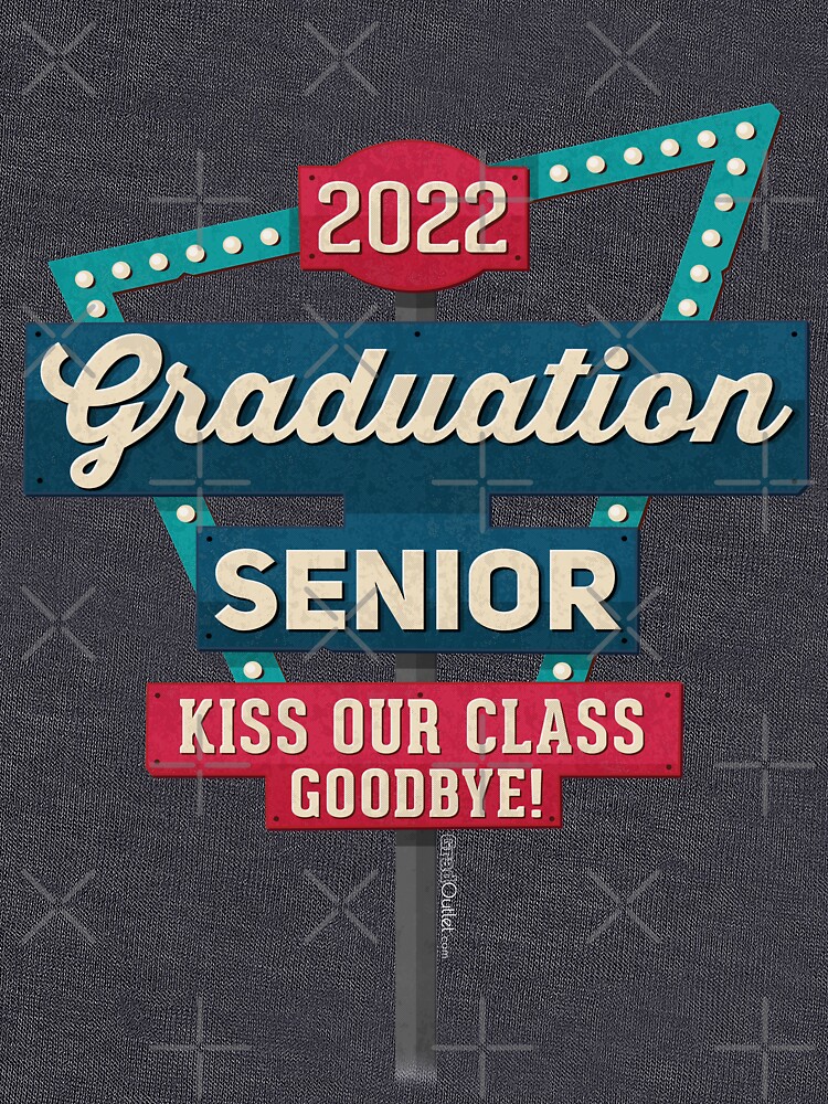 "Senior Graduation Class of 2022 Vegas roadsign" T-shirt by gradoutlet