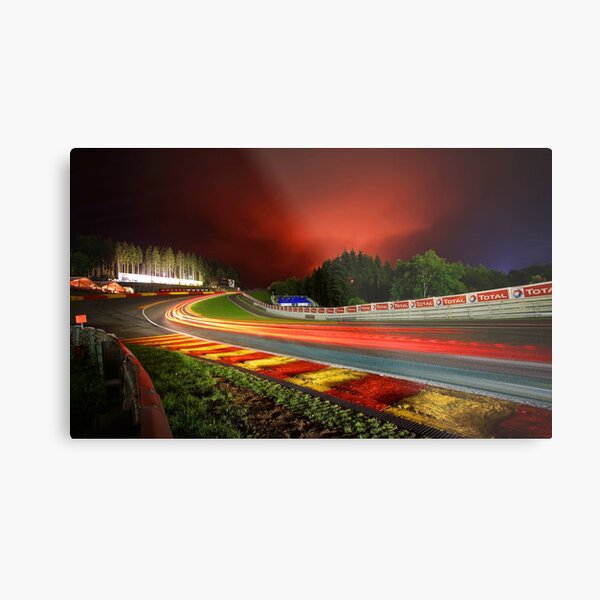 Spa Francorchamps at night Metal Print