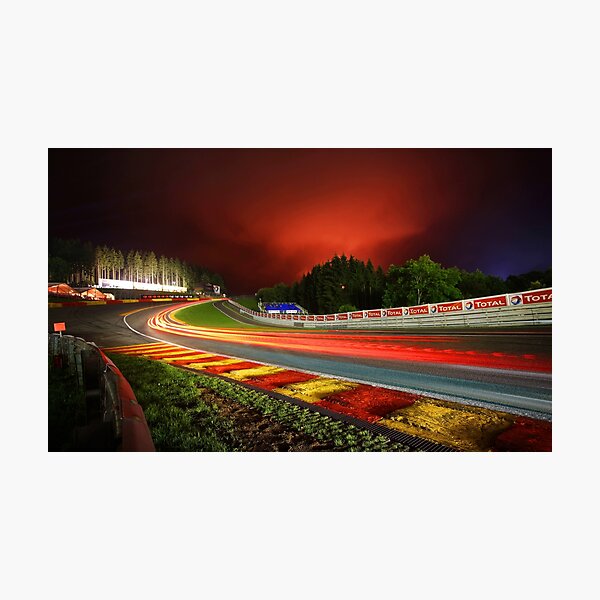 Spa Francorchamps la nuit Impression photo