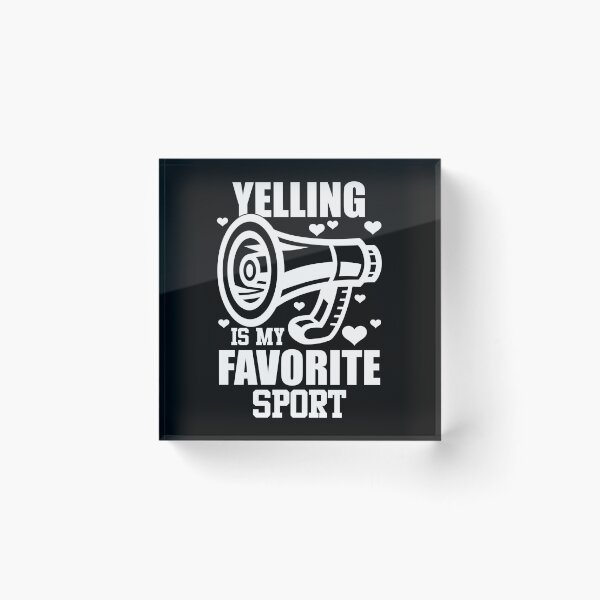 Item preview, Yelling Is My Favorite Sport | Passionate Spectator designed and sold by GravitiTees.