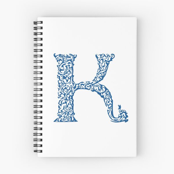 Item preview, Blue Monogram - Letter "K" designed and sold by RoamingRabbit.