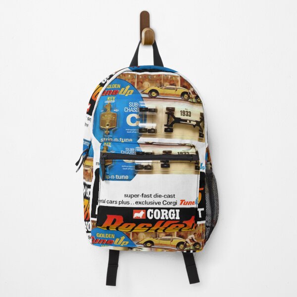 Item preview, DIE CAST TOY CAR ROCKETS PACKAGING designed and sold by ThrowbackAds.