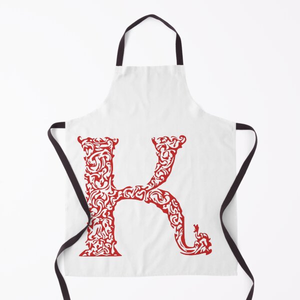 Item preview, Red Monogram - Letter "K" designed and sold by RoamingRabbit.