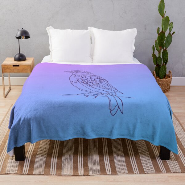Item preview, Pink, Purple and Blue Sparrow Illustration designed and sold by TartanSparrow.