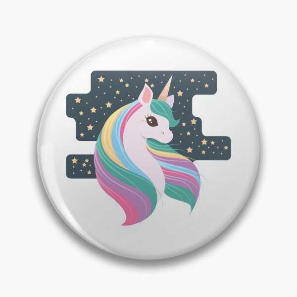 Artikelvorschau, Einhorn mit Sternenhintergrund entworfen und verkauft von GazingNeko.