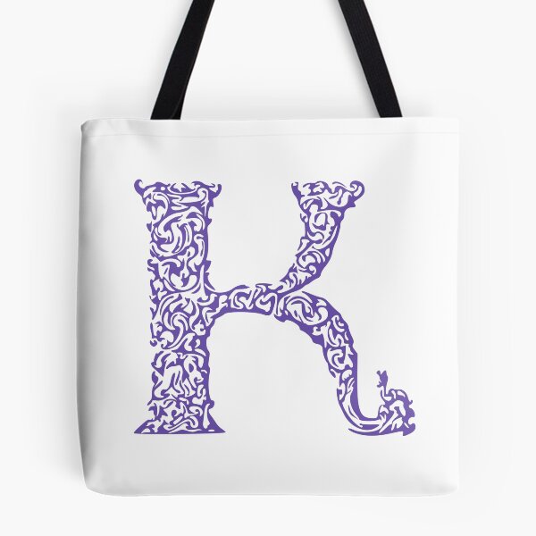 Item preview, Purple Monogram - Letter "K" designed and sold by RoamingRabbit.