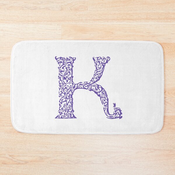 Item preview, Purple Monogram - Letter "K" designed and sold by RoamingRabbit.