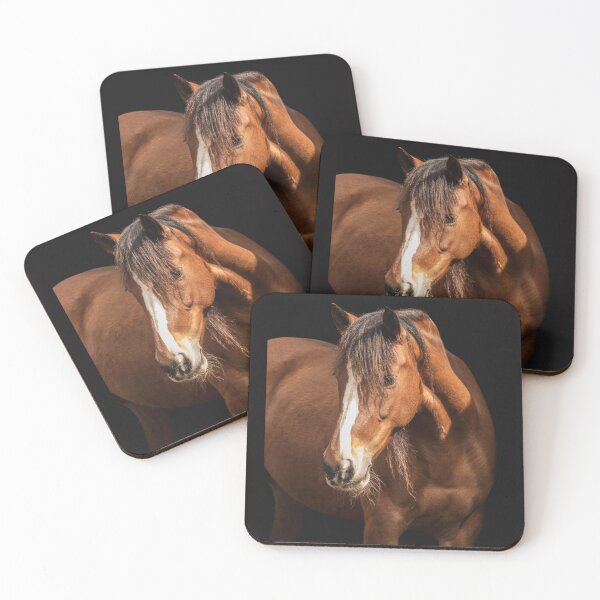 Item preview, Cute and friendly horse looking attentively. designed and sold by AylaHarbich.
