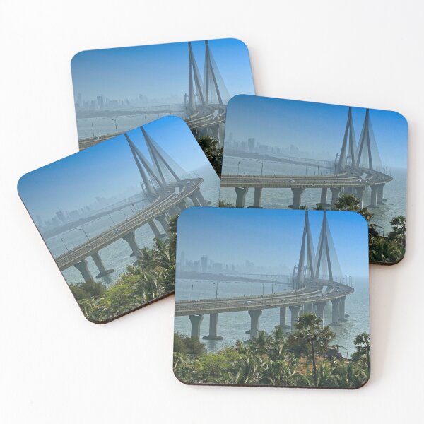 Item preview, Mumbai Sea Link Bridge, India, modern art, wall art, print, personalised gifts, custom printed gifts designed and sold by CameraDesign.