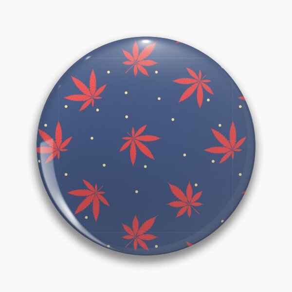 Item preview, Blue and Red Leaf Cannabis Marijuana Weed Pattern designed and sold by RastaMerch.