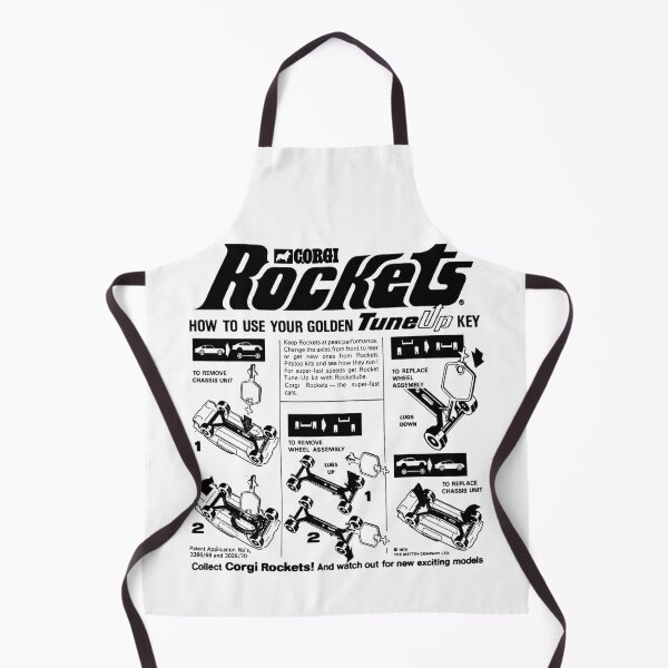 Item preview, DIE CAST TOY CAR ROCKETS PACKAGING designed and sold by ThrowbackAds.
