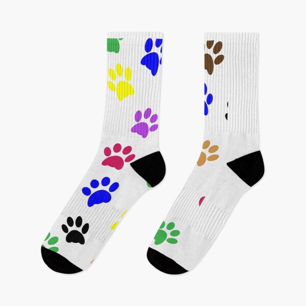 Item preview, Paw Colorful Seamless Pattern designed and sold by Vicky021.