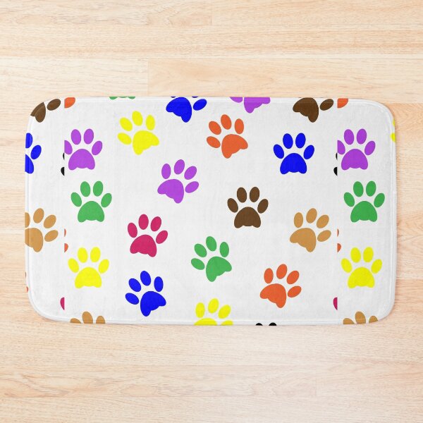 Item preview, Paw Colorful Seamless Pattern designed and sold by Vicky021.