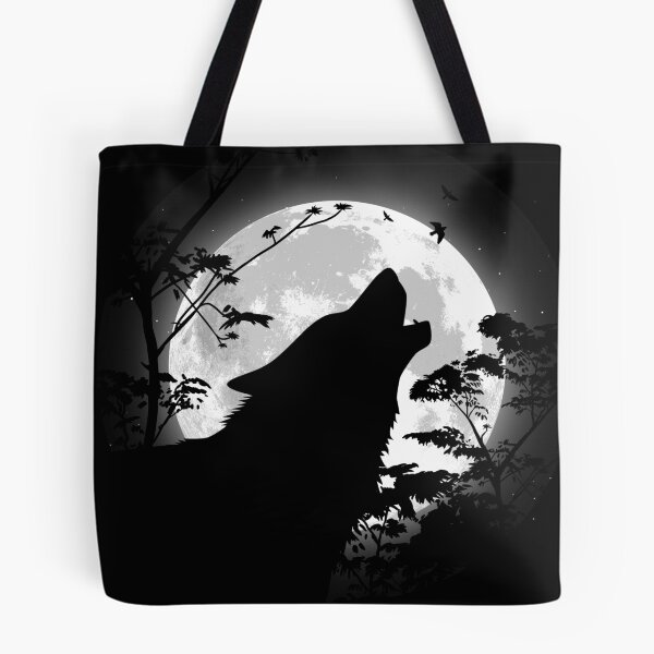 Item preview, Wolf howling under the moon designed and sold by albertocubatas.
