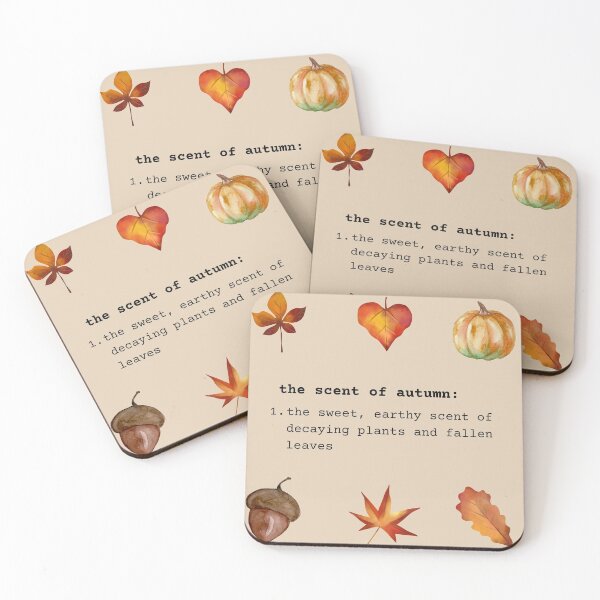 Item preview, the scent of autumn definition ♥ // dark academia quotes // fall-inspired sticker pack designed and sold by vela-ramhorn.