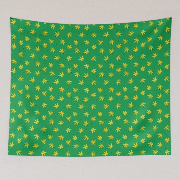 Item preview, Yellow Leaf Cannabis Marijuana Weed Pattern designed and sold by RastaMerch.