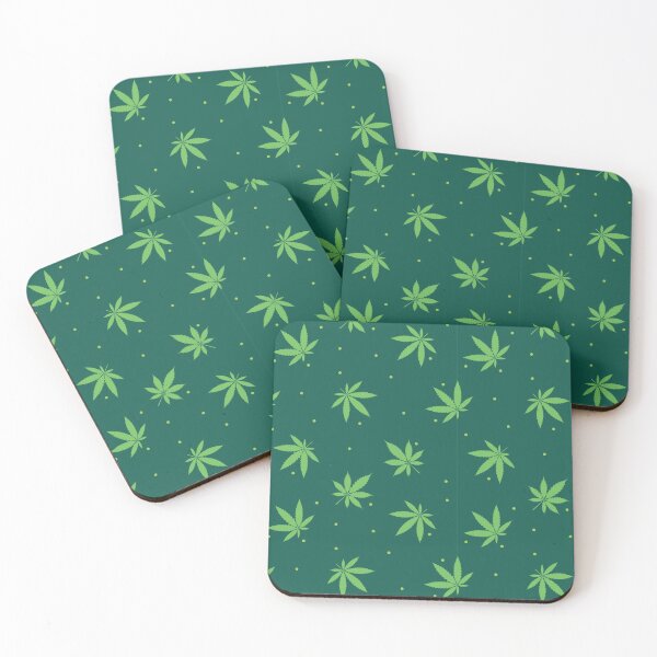 Item preview, Green Leaf Cannabis Marijuana Weed Pattern designed and sold by RastaMerch.