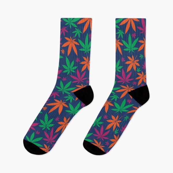 Item preview, Green Orange and Burgundy Leaf Cannabis Marijuana Weed Pattern designed and sold by RastaMerch.