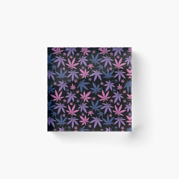 Item preview, Purple and Blue Leaf Cannabis Marijuana Weed Pattern designed and sold by RastaMerch.