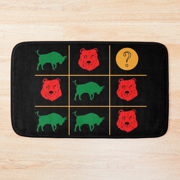 Item preview, PLAYING TIC TAC TOE TRADING GAME WITH BULL AND BEAR TRADER designed and sold by Awesome &  Affordable.
