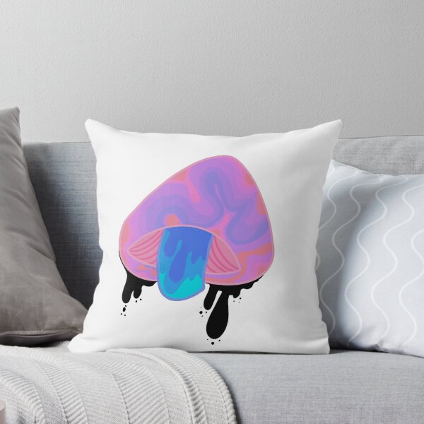 Item preview, Pink and Blue Drippy Mushroom designed and sold by giannadiane.