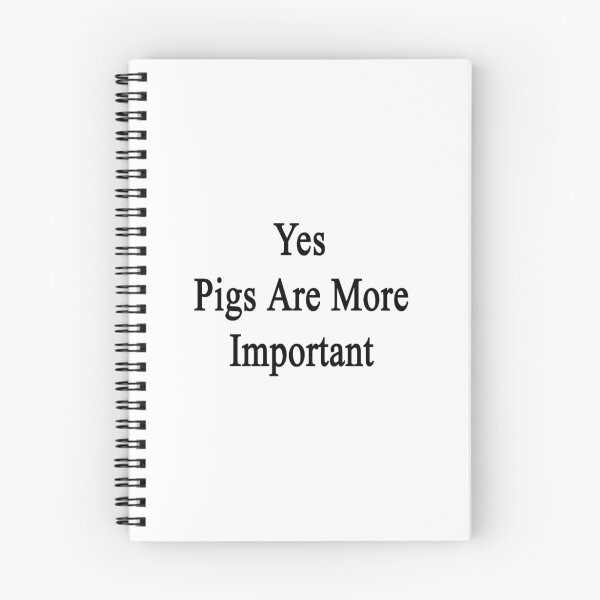 Item preview, Yes Pigs Are More Important designed and sold by supernova23.