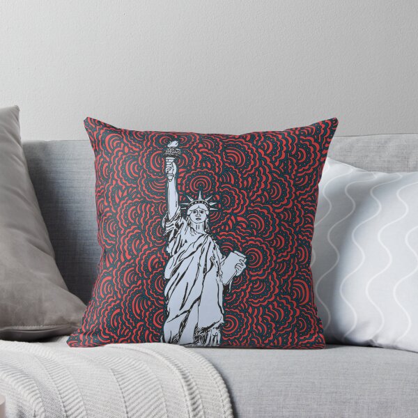 Aperçu de l'œuvre Statue de la liberté dessin méditation créée et vendue par kpdesign.