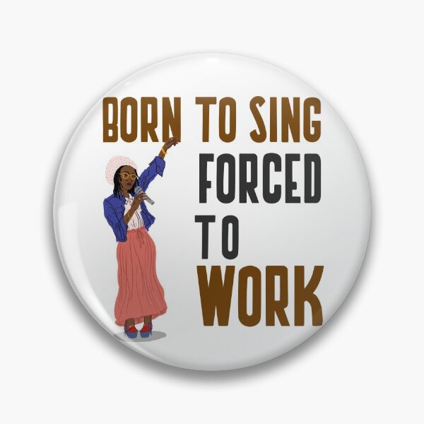 Item preview, BORN TO SING FORCED TO WORK designed and sold by 30-Merch.