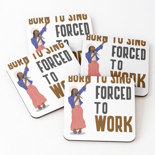 Item preview, BORN TO SING FORCED TO WORK designed and sold by 30-Merch.