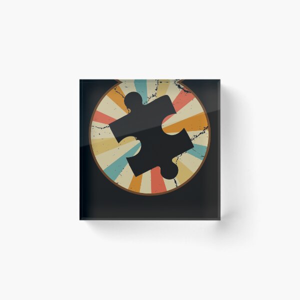 Item preview, Vintage Autism Puzzle Proud Autism Dad Mom Kids designed and sold by 1stAmendMerch.