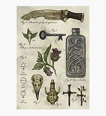 (Super)natural History - Hunter's artefacts Photographic Print