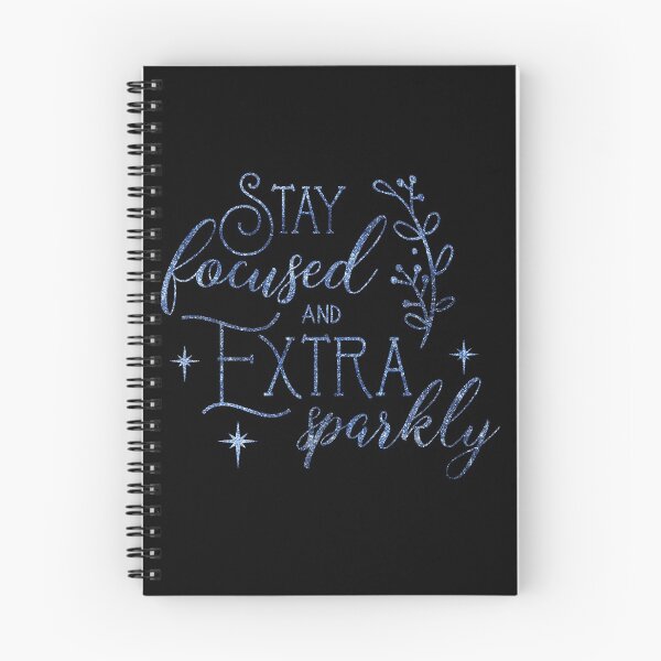 Item preview, Stay focused - Blue Glitter Design  designed and sold by Lucky-Town-Art.