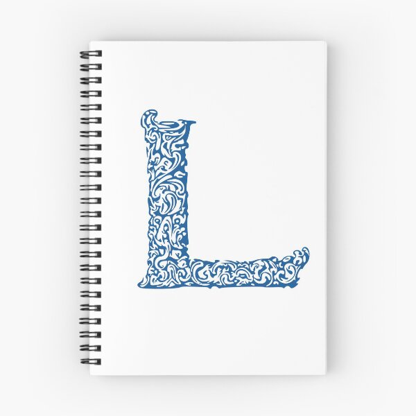Item preview, Blue Monogram - Letter "L" designed and sold by RoamingRabbit.