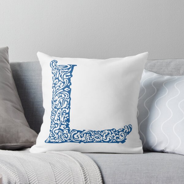 Item preview, Blue Monogram - Letter "L" designed and sold by RoamingRabbit.