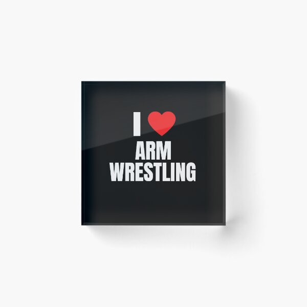 Item preview, I Love Arm Wrestling designed and sold by HobbyRoost.