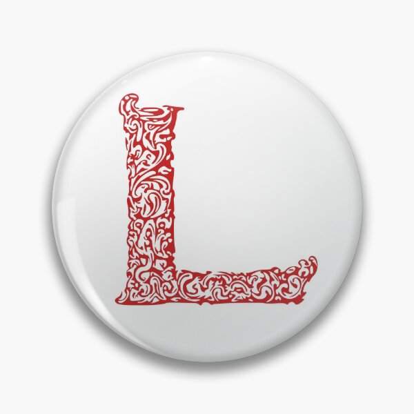 Item preview, Red Monogram - Letter "L" designed and sold by RoamingRabbit.