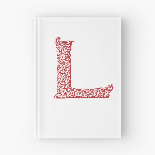 Artikelvorschau, Rotes Monogramm - Buchstabe "L" entworfen und verkauft von RoamingRabbit.