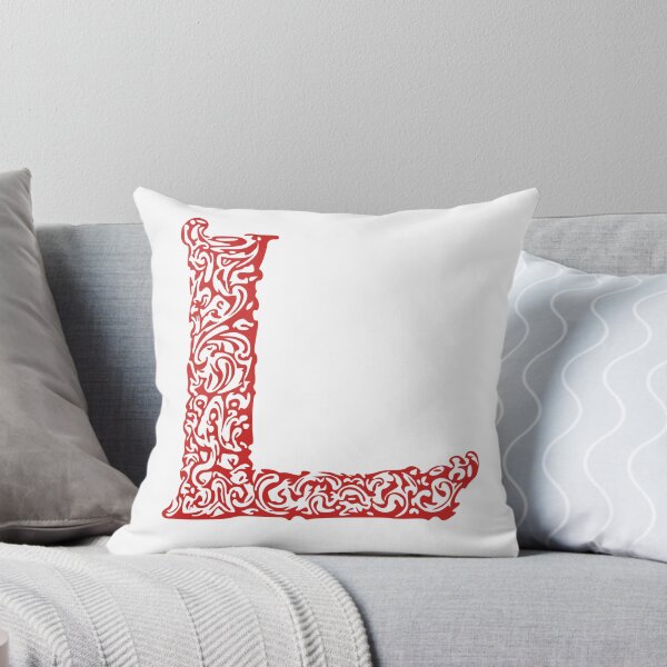 Item preview, Red Monogram - Letter "L" designed and sold by RoamingRabbit.