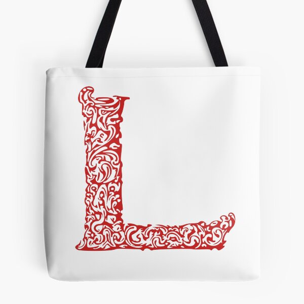 Item preview, Red Monogram - Letter "L" designed and sold by RoamingRabbit.