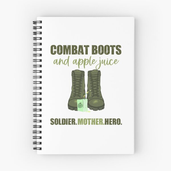 Item preview, Combat Boots and Apple Juice Soldier Mother Hero designed and sold by 1stAmendMerch.