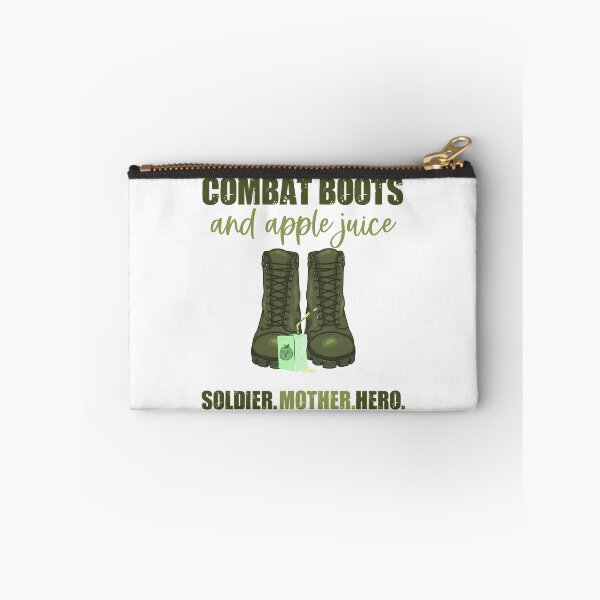 Item preview, Combat Boots and Apple Juice Soldier Mother Hero designed and sold by 1stAmendMerch.