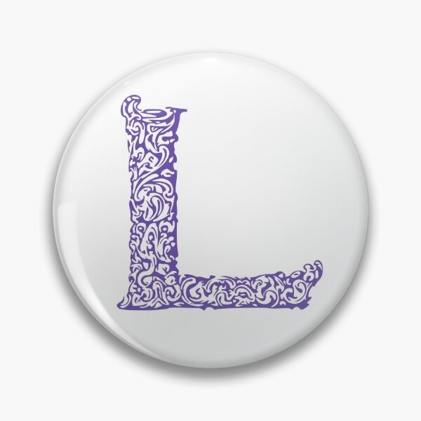 Item preview, Purple Monogram - Letter "L" designed and sold by RoamingRabbit.