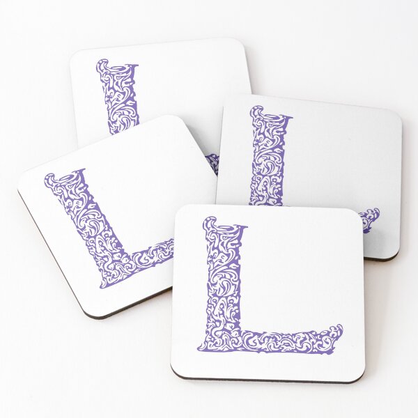 Item preview, Purple Monogram - Letter "L" designed and sold by RoamingRabbit.