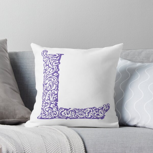 Item preview, Purple Monogram - Letter "L" designed and sold by RoamingRabbit.